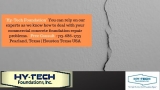 Hy-Tech Foundation Offers Affordable Pier And Beam Foundation Repair